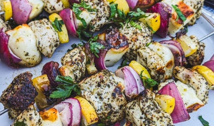 Image for Chicken and Halloumi Skewers