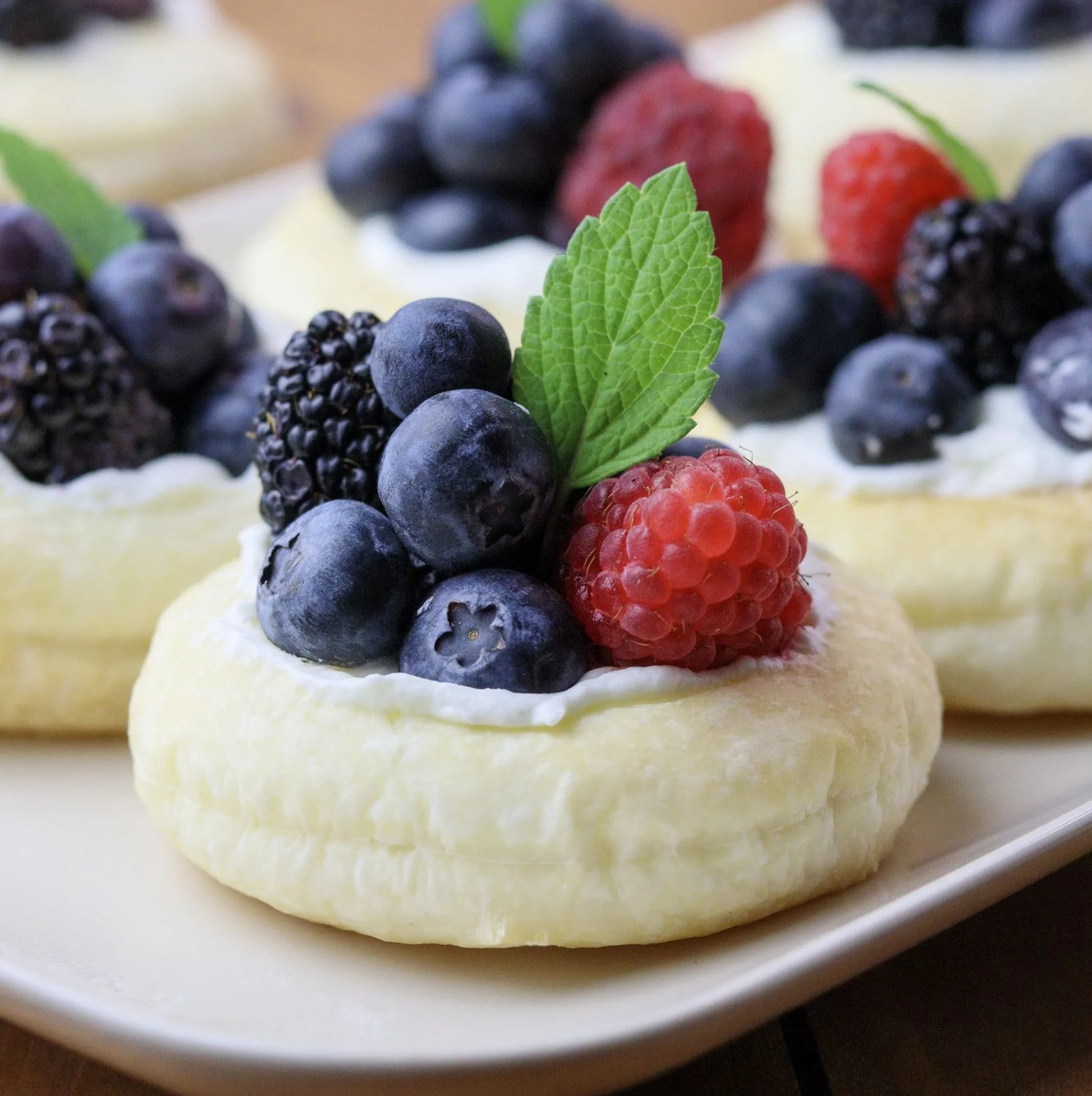 Image for Fruit Tarts With Puff Pastry