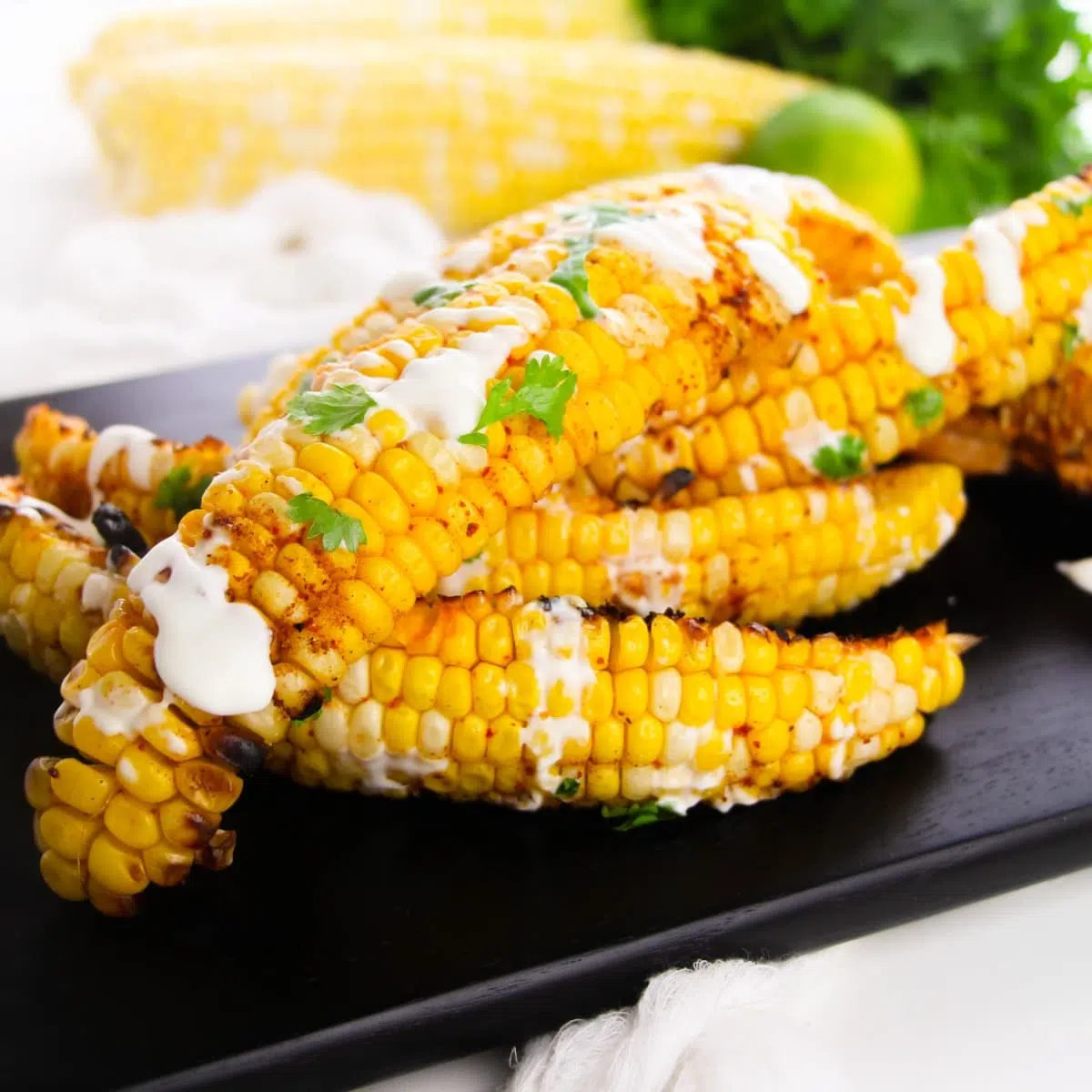 Image for Grilled Chili Lime Mexican Street Corn Elote Ribs