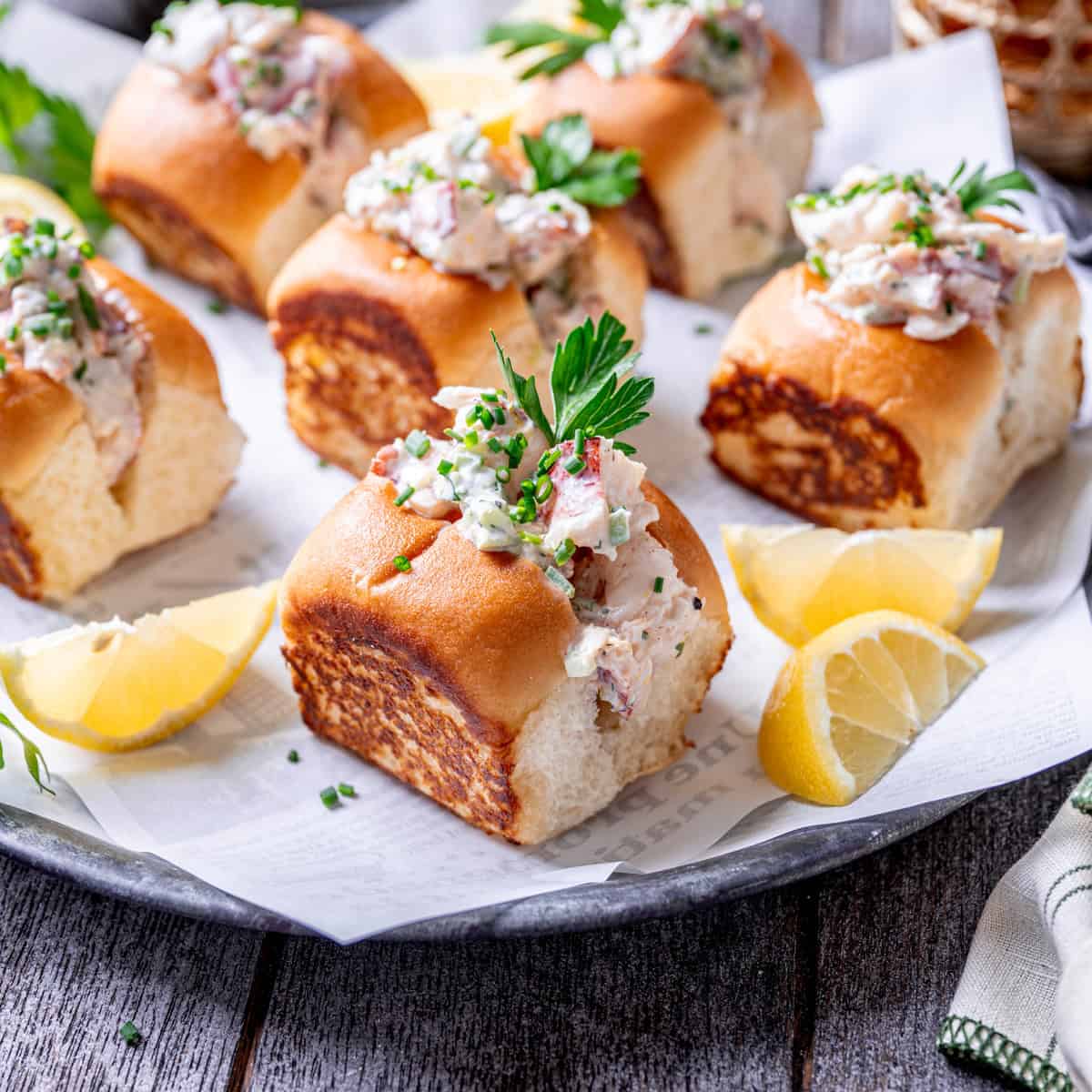 Image for Mini New England Lobster Rolls with Jalape&ntilde;o Dressing
