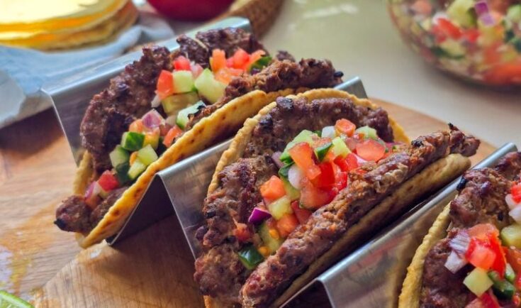 Image for Smashed burger taco