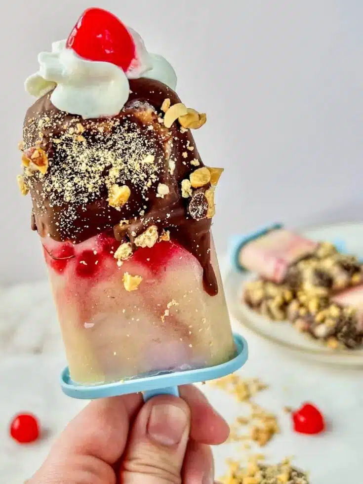 Image for Banana Split Frozen Yogurt Pops